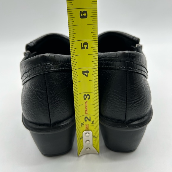 Easy Street Darcy Black Croc Comfort Wave Women’s Loafers Size 8M New With Box - Picture 8 of 12